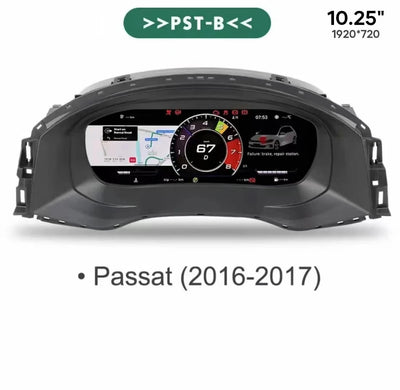 Tableau de Bord Numérique VW Golf 7 Passat B8 12,3 pouces - vue de profil 2 - Becquet Voiture