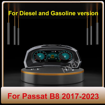 Tableau de Bord Numérique VW Golf 7 Passat B8 CC - détail du montage - Becquet Voiture