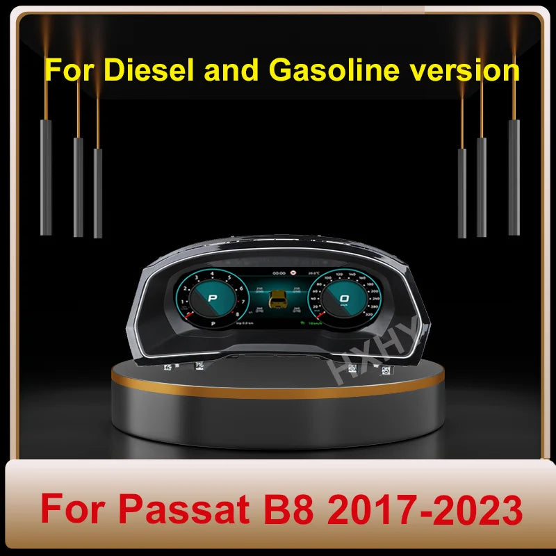 Digital Dashboard VW Golf 7 Passat B8 CC - fitting detail - Becquet Voiture