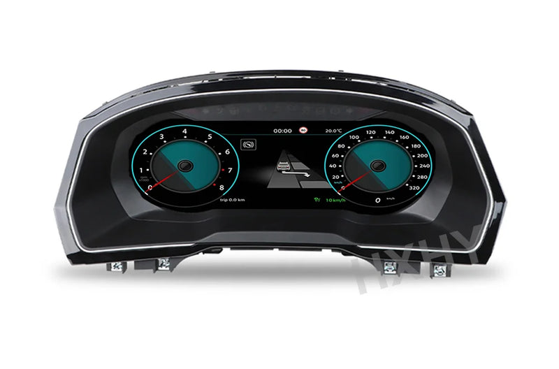 Digital Dashboard VW Golf 7 Passat B8 CC - fitted on vehicle - Becquet Voiture