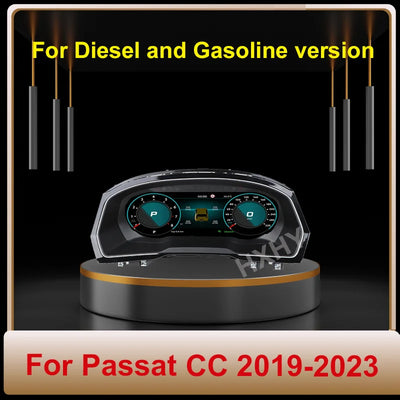 Tableau de Bord Numérique VW Golf 7 Passat B8 CC - vue rapprochée - Becquet Voiture