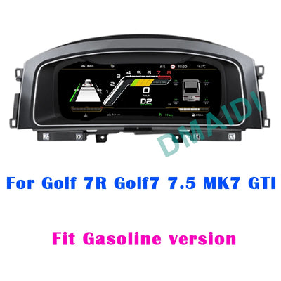 Tableau de Bord Numérique VW Golf 7 Passat B8 - détail du montage - Becquet Voiture