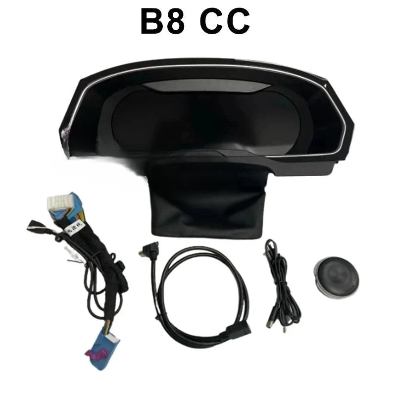 Digitales Kombiinstrument VW Golf 7 Passat B8 - Dreiviertelansicht - Becquet Voiture