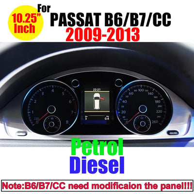 Tableau de Bord Numérique VW Golf 7 Passat Tiguan - détail du montage - Becquet Voiture