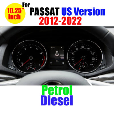 Tableau de Bord Numérique VW Golf 7 Passat Tiguan - installé sur véhicule 2 - Becquet Voiture