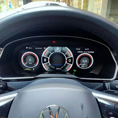 Tableau de Bord Numérique VW Golf 7 Passat Tiguan - vue arrière - Becquet Voiture
