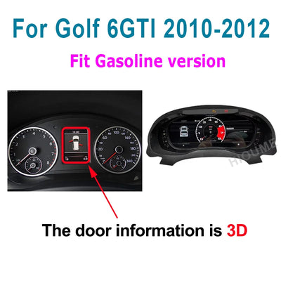 Tableau de Bord Numérique VW Golf Passat Scirocco - détail du montage - Becquet Voiture