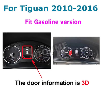 Tableau de Bord Numérique VW Golf Passat Scirocco - installé sur véhicule 2 - Becquet Voiture