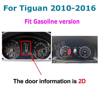 Tableau de Bord Numérique VW Golf Passat Scirocco - installé sur véhicule 3 - Becquet Voiture