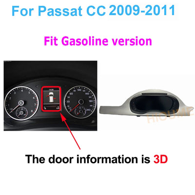 Tableau de Bord Numérique VW Golf Passat Scirocco - vue arrière 3 - Becquet Voiture