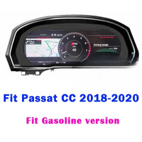 Digital Dashboard VW Golf Passat Scirocco - front view 2 - Becquet Voiture