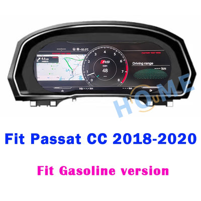 Tableau de Bord Numérique VW Golf Passat Scirocco - vue de face 2 - Becquet Voiture