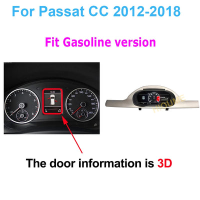 Tableau de Bord Numérique VW Golf Passat Scirocco - vue rapprochée 2 - Becquet Voiture