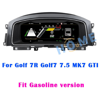 Tableau de Bord Numérique VW Golf Passat Scirocco - vue rapprochée - Becquet Voiture