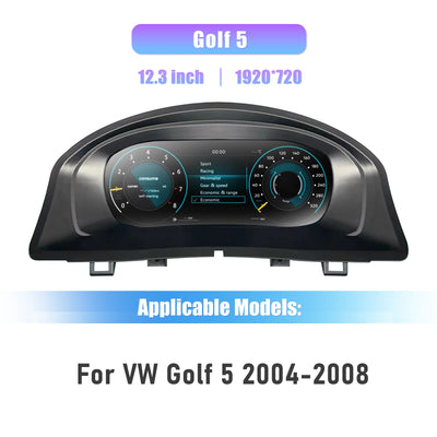 Tableau de Bord Numérique VW Golf Scirocco Tiguan Passat - en situation - Becquet Voiture