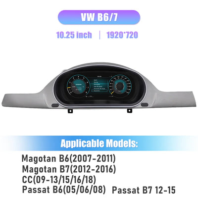 Tableau de Bord Numérique VW Golf Scirocco Tiguan Passat - installé sur véhicule 2 - Becquet Voiture