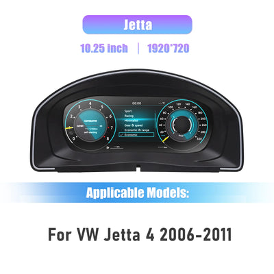Tableau de Bord Numerique VW Jetta 4 2006-2011 - détail du montage - Becquet Voiture