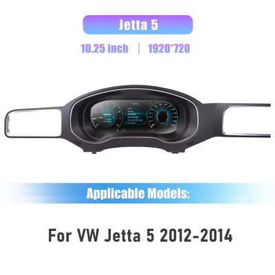 Tableau de Bord Numérique VW Jetta 5 2012-2014 - détail du montage - Becquet Voiture
