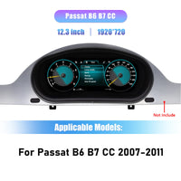 Tableau de Bord Numérique VW Passat B6 B7 CC - détail du montage - Becquet Voiture