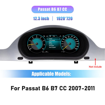 Tableau de Bord Numérique VW Passat B6 B7 CC - détail du montage - Becquet Voiture