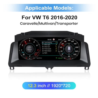Tableau de Bord Numérique VW Passat Golf 7 Tiguan Scirocco - installé sur véhicule 2 - Becquet Voiture