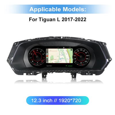 Tableau de Bord Numérique VW Passat Golf 7 Tiguan Scirocco - vue arrière 2 - Becquet Voiture
