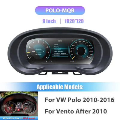 Tableau de Bord Numérique VW Polo 6R Vento 2008-2016 - détail du montage - Becquet Voiture