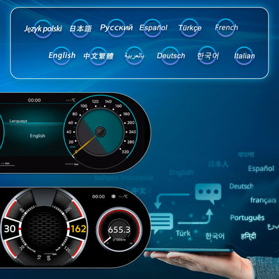 Tableau de Bord Numérique VW Polo 6R Vento 2008-2016 - installé sur véhicule - Becquet Voiture