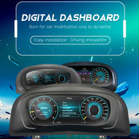 Tableau de Bord Numérique VW Polo 6R Vento 2008-2016 - vue de profil - Becquet Voiture