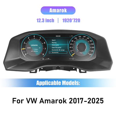 Tableau de Bord Numérique VW Polo Amarok - détail du montage - Becquet Voiture
