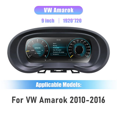 Tableau de Bord Numérique VW Polo Amarok - vue de dessus - Becquet Voiture