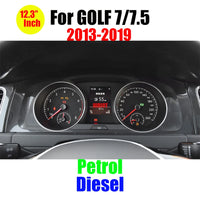 Digital Dashboard VW Polo Golf Amarok - rear view 2 - Becquet Voiture