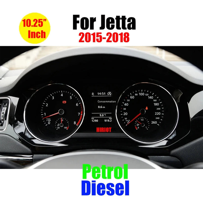 Digital Dashboard VW Polo Golf Amarok - side view 2 - Becquet Voiture