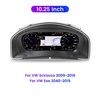 Tableau de Bord Numérique VW Polo Passat Tiguan - vue rapprochée - Becquet Voiture