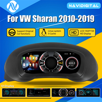 Tableau de Bord Numérique VW Sharan 2010-2019 - vue de face - Becquet Voiture