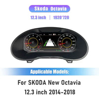 Tableau de Bord Numérique VW T6.1 Skoda Octavia Superb - détail du montage - Becquet Voiture