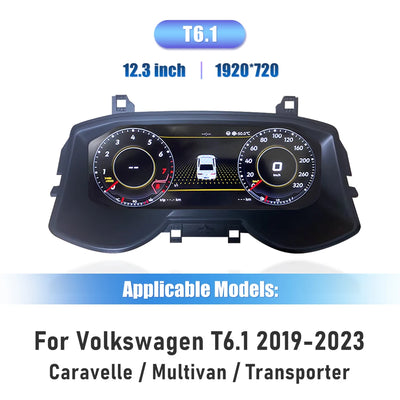 Tableau de Bord Numérique VW T6.1 Skoda Octavia Superb - vue de dessus - Becquet Voiture