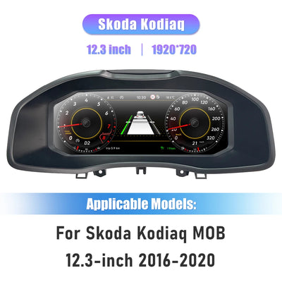 Tableau de Bord Numérique VW T6.1 Skoda Octavia Superb - vue de profil 2 - Becquet Voiture