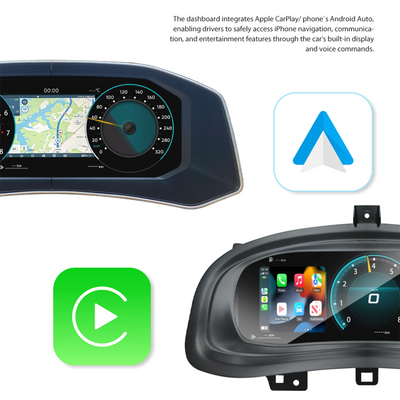 Tableau de Bord Numérique VW T6 2016-2020 - vue arrière - Becquet Voiture