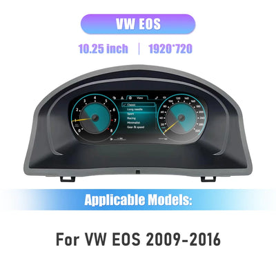 Tableau de Bord Numérique VW Touran Scirocco Sharan - installé sur véhicule 2 - Becquet Voiture