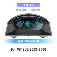 Tableau de Bord Numérique VW Touran Scirocco Sharan - vue de profil 2 - Becquet Voiture