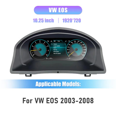 Tableau de Bord Numérique VW Touran Scirocco Sharan - vue de profil 2 - Becquet Voiture