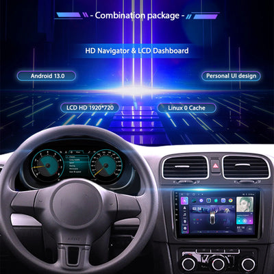 Tableau de Bord Numérique VW Touran Scirocco Sharan - vue de profil - Becquet Voiture