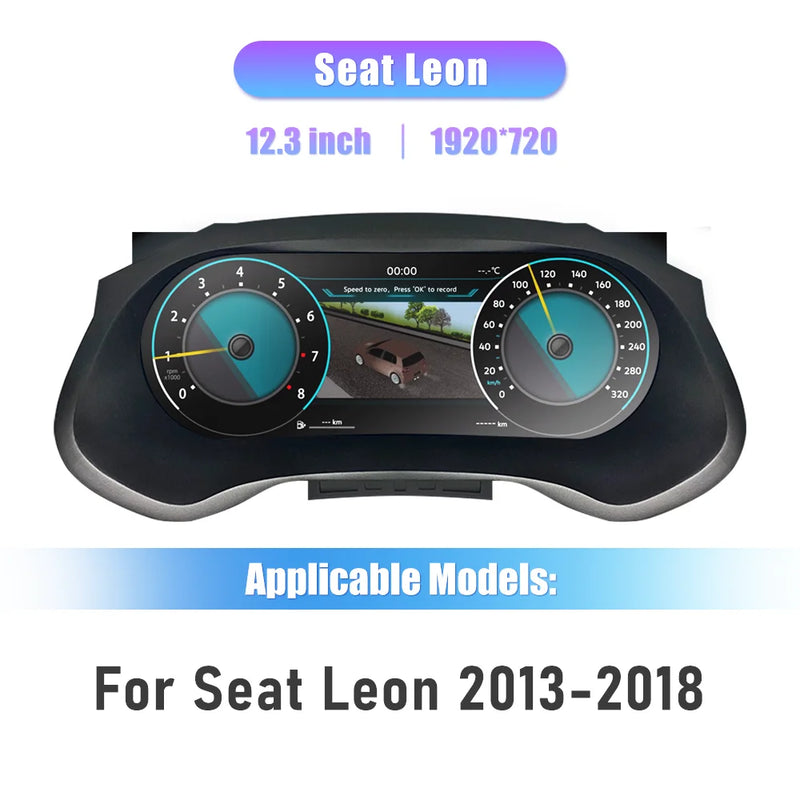 Tableau de Bord Numérique VW Touran Scirocco Sharan - vue rapprochée - Becquet Voiture