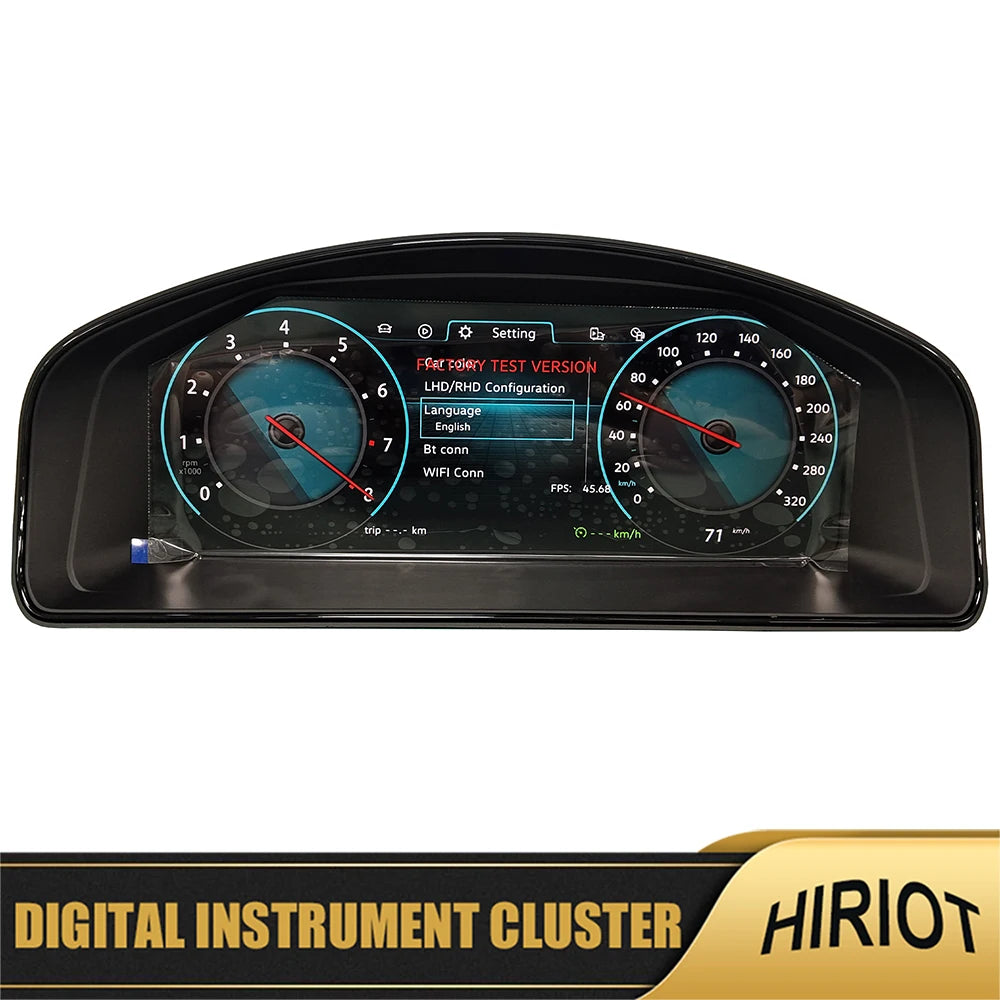 Tableau de Bord Numérique VW Transporter T5 T6 - vue de face - Becquet Voiture