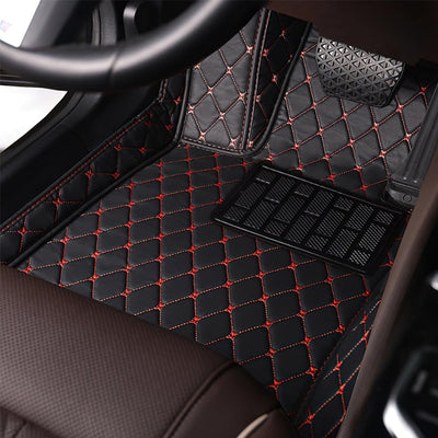 Tapis 3D Sur Mesure Volkswagen Golf 5 6 - détail du montage - Becquet Voiture