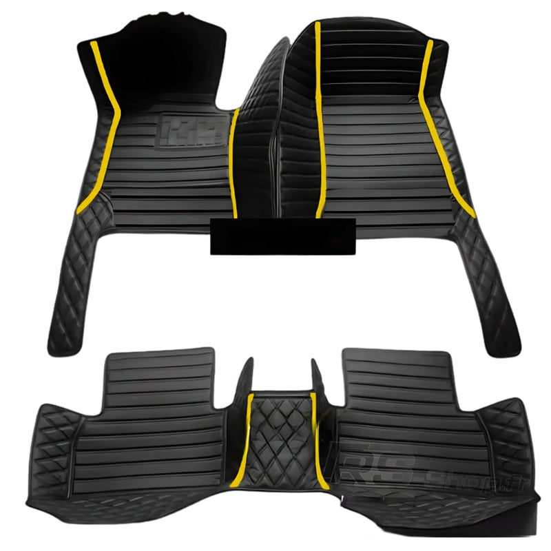 Maßgefertigte Lederauflage Seat Leon MK2 MK3 3D - Nahansicht - Becquet Voiture