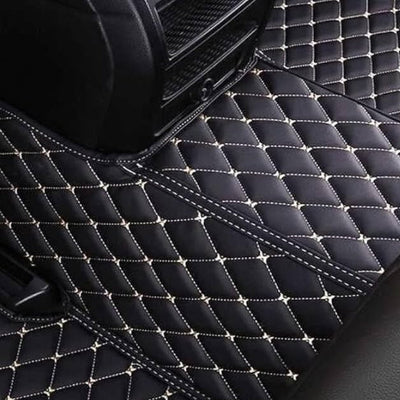 Tapis Cuir Sur Mesure VW Scirocco 2008-2017 - vue de profil - Becquet Voiture