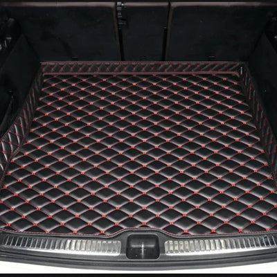 Tapis de Coffre Audi A3 Sedan A4 B8 B9 2010-2022 Cuir - vue rapprochée - Becquet Voiture