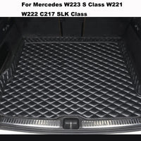 Tapis de Coffre Mercedes Classe S W221 W222 W223 SLK Cuir - vue de face - Becquet Voiture